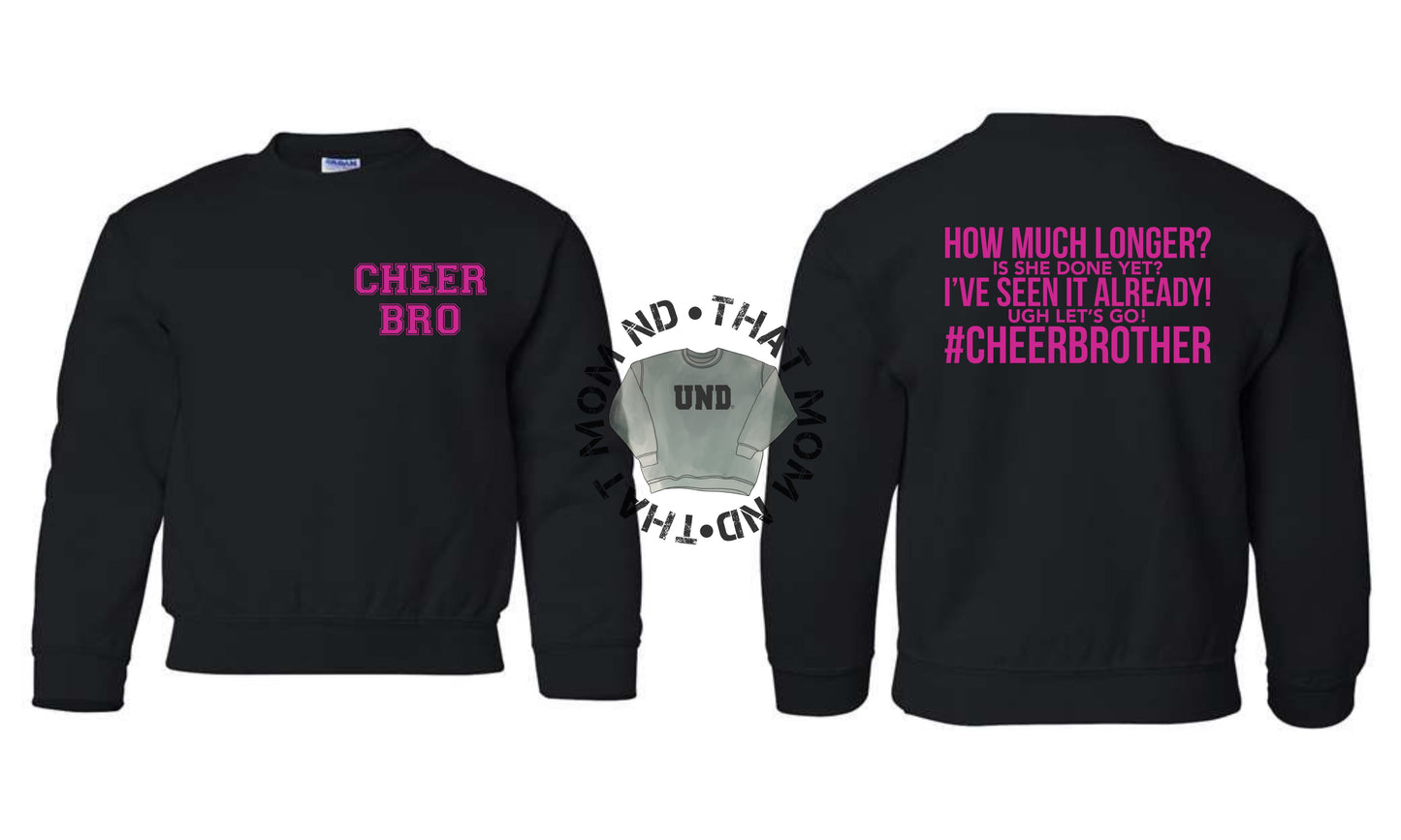 Cheer Bro/Sis crewnecks